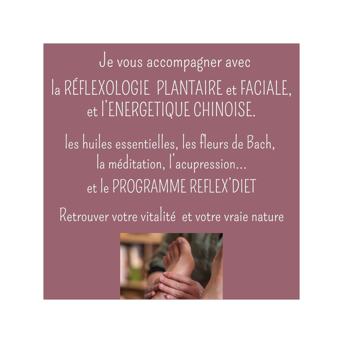 soins et reflexologie